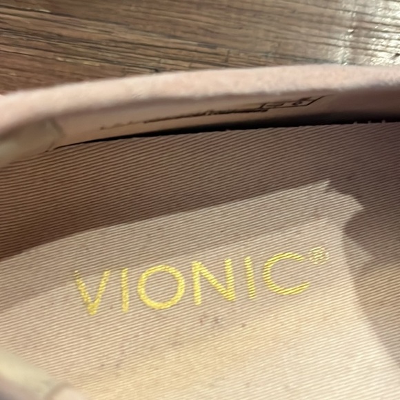 Vionic Mahalo Pink Suede Slip on Sneakers Size 5 - Picture 6 of 9